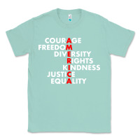 Seafoam anti trump resist Classic Tee - linhVisuals