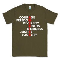 Army Green anti trump resist Classic Tee - linhVisuals
