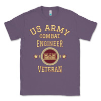 Lavender us army combat engineer combat engineer veteran gift pullover hoodie Classic Tee - linhVisuals