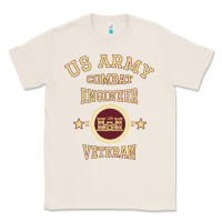 Natural us army combat engineer combat engineer veteran gift pullover hoodie Classic Tee - linhVisuals