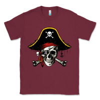 Burgundy pi rate 3 14 Classic Tee - linhVisuals