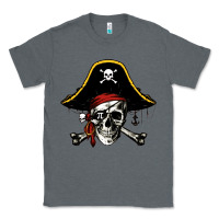 Charcoal Heather pi rate 3 14 Classic Tee - linhVisuals