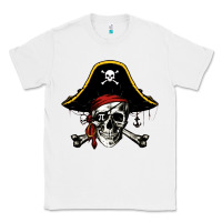 White pi rate 3 14 Classic Tee - linhVisuals