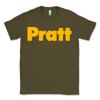 Army Green Pratt Institute Classic Tee - linhVisuals