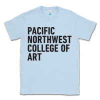 Dusty Blue Pacific Northwest College of Art Classic Tee - linhVisuals