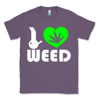 Lavender i love weed fun Classic Tee - linhVisuals