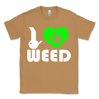 Toasted Coconut i love weed fun Classic Tee - linhVisuals