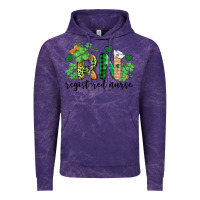 Cloud Purple st. patricks day registered nurse rn Vintage Hoodie - BarkalooDesign