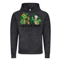 Vintage Black st. patricks day registered nurse rn Vintage Hoodie - BarkalooDesign