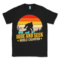 Black hide and seek world champion bigfoot t  shirt hide and seek world cham Classic Tee - linhVisuals