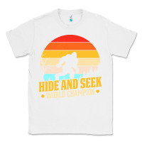 White hide and seek world champion bigfoot t  shirt hide and seek world cham Classic Tee - linhVisuals