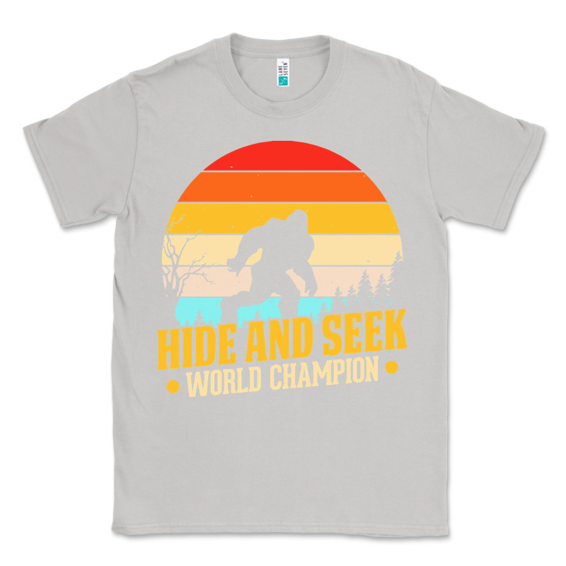 Hide And Seek World Champion Bigfoot T  Shirt Hide And Seek World Cham Classic Tee by linhVisuals | Teevron