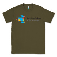 Army Green Ringling College of Art and Design Classic Tee - linhVisuals