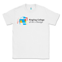 White Ringling College of Art and Design Classic Tee - linhVisuals
