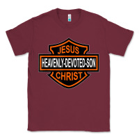 Burgundy enjoy jesus christ heavenly devoted son parody religious tee t shirt Classic Tee - linhVisuals