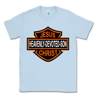 Dusty Blue enjoy jesus christ heavenly devoted son parody religious tee t shirt Classic Tee - linhVisuals