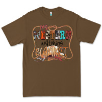Cacao My Western Watching Blanket Premium Tee - CowhideDigitalArt