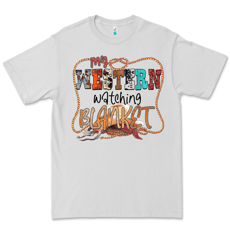 My Western Watching Blanket Premium Tee by CowhideDigitalArt | Teevron