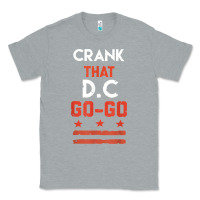 Heather Grey vintage washington d.c crank that go go music design gift. t shirt Classic Tee - linhVisuals