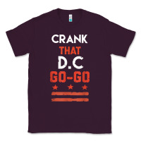 Plum vintage washington d.c crank that go go music design gift. t shirt Classic Tee - linhVisuals