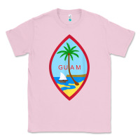 Bubblegum Pink guam coat of arms souvenir gift flag chamorro t shirt Classic Tee - linhVisuals