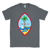 Charcoal Heather guam coat of arms souvenir gift flag chamorro t shirt Classic Tee - linhVisuals