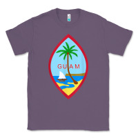 Lavender guam coat of arms souvenir gift flag chamorro t shirt Classic Tee - linhVisuals