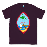 Plum guam coat of arms souvenir gift flag chamorro t shirt Classic Tee - linhVisuals