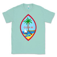 Seafoam guam coat of arms souvenir gift flag chamorro t shirt Classic Tee - linhVisuals