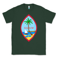 Sports Green guam coat of arms souvenir gift flag chamorro t shirt Classic Tee - linhVisuals