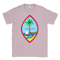Lilac guam coat of arms souvenir gift flag chamorro t shirt Classic Tee - linhVisuals