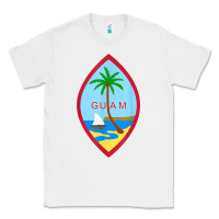 White guam coat of arms souvenir gift flag chamorro t shirt Classic Tee - linhVisuals