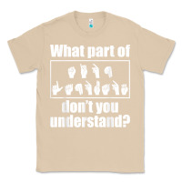 Mushroom funny sign language gift men women hand symbol interpreter t shirt Classic Tee - linhVisuals