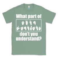 Sage funny sign language gift men women hand symbol interpreter t shirt Classic Tee - linhVisuals