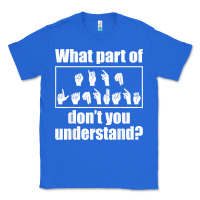 True Royal funny sign language gift men women hand symbol interpreter t shirt Classic Tee - linhVisuals