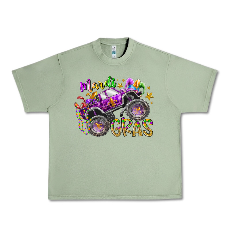 Mardi Gras Monster Truck Urban Heavy Tee by RacoonDesign | Teevron