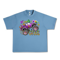 Pebble Blue mardi gras monster truck Urban Heavy Tee - RacoonDesign
