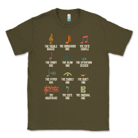 Army Green musical notes symbol definition   humor musician t shirt Classic Tee - linhVisuals