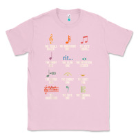 Bubblegum Pink musical notes symbol definition   humor musician t shirt Classic Tee - linhVisuals