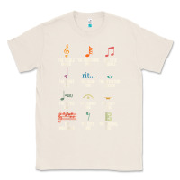 Natural musical notes symbol definition   humor musician t shirt Classic Tee - linhVisuals