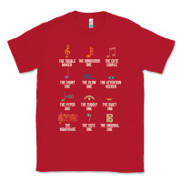 Red musical notes symbol definition   humor musician t shirt Classic Tee - linhVisuals