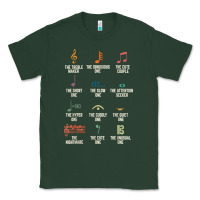Sports Green musical notes symbol definition   humor musician t shirt Classic Tee - linhVisuals