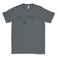 Charcoal Heather just deduce it funny sherlock holmes detective raglan baseball tee Classic Tee - linhVisuals