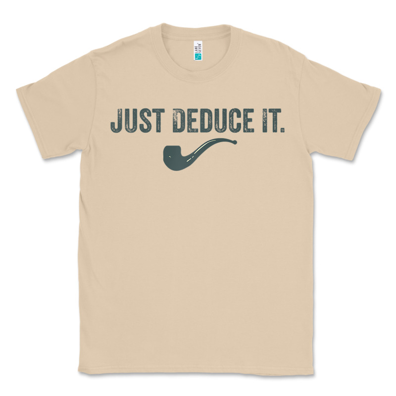 Just Deduce It Funny Sherlock Holmes Detective Raglan Baseball Tee Classic Tee by linhVisuals | Teevron