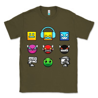 Army Green geometry dash insane Classic Tee - linhVisuals