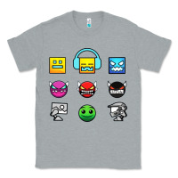 Heather Grey geometry dash insane Classic Tee - linhVisuals