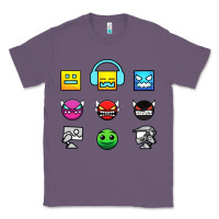 Lavender geometry dash insane Classic Tee - linhVisuals