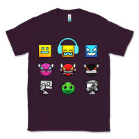 Plum geometry dash insane Classic Tee - linhVisuals