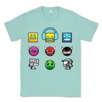 Seafoam geometry dash insane Classic Tee - linhVisuals