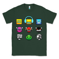 Sports Green geometry dash insane Classic Tee - linhVisuals